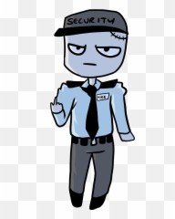 The Night Watchmen - Mike Perry And Laurence U0027hello Fictional Character Emoji,Leering Emoticon
