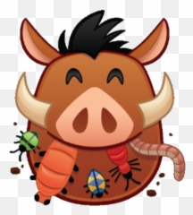 Pumbaa Disney Emoji Blitz Wiki Fandom - Disney Emoji Blitz Pumbaa,Lion Emoji