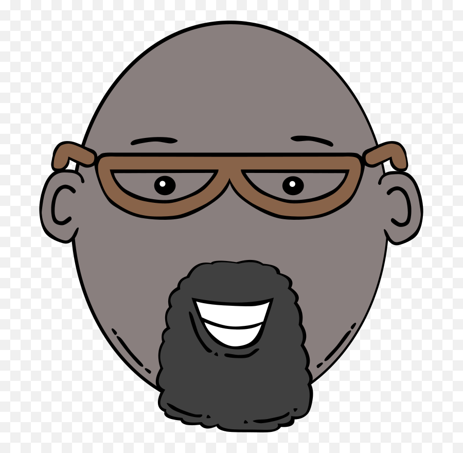 Sunglasses Clipart Cool Guy Sunglasses Cool Guy Transparent - Bald Clipart Emoji,Emoji With Goatee