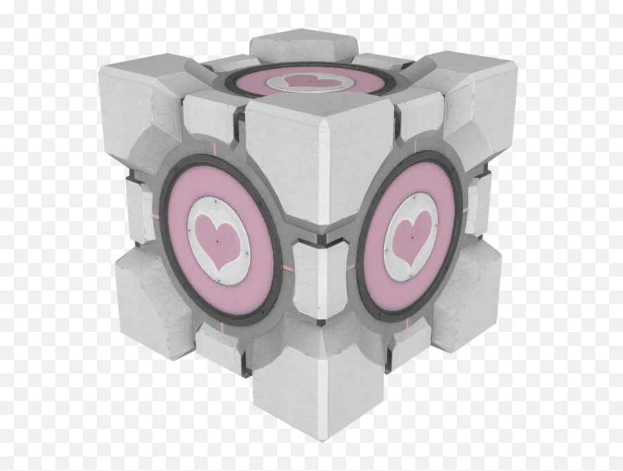 Is Iou0027s Arcana Inspired By Portalu0027s Companioncube They Look - Portal 2 Companion Cube Emoji,Give Diretide Emoji