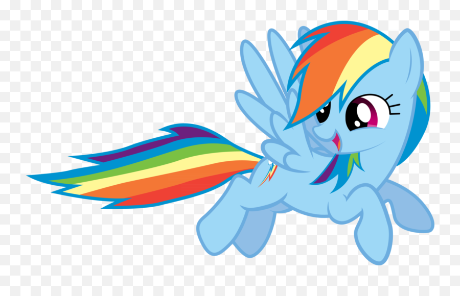 My Little Pony Rainbow Dash Flying - Little Pony Rainbow Dash Png Emoji,My Little Pony Rainbow Dash Sunglasses Emoticons