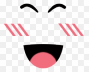 Discover Trending Blush Stickers Picsart - Super Happy Face Roblox Emoji,How To Make A Bunny Face Emoticon