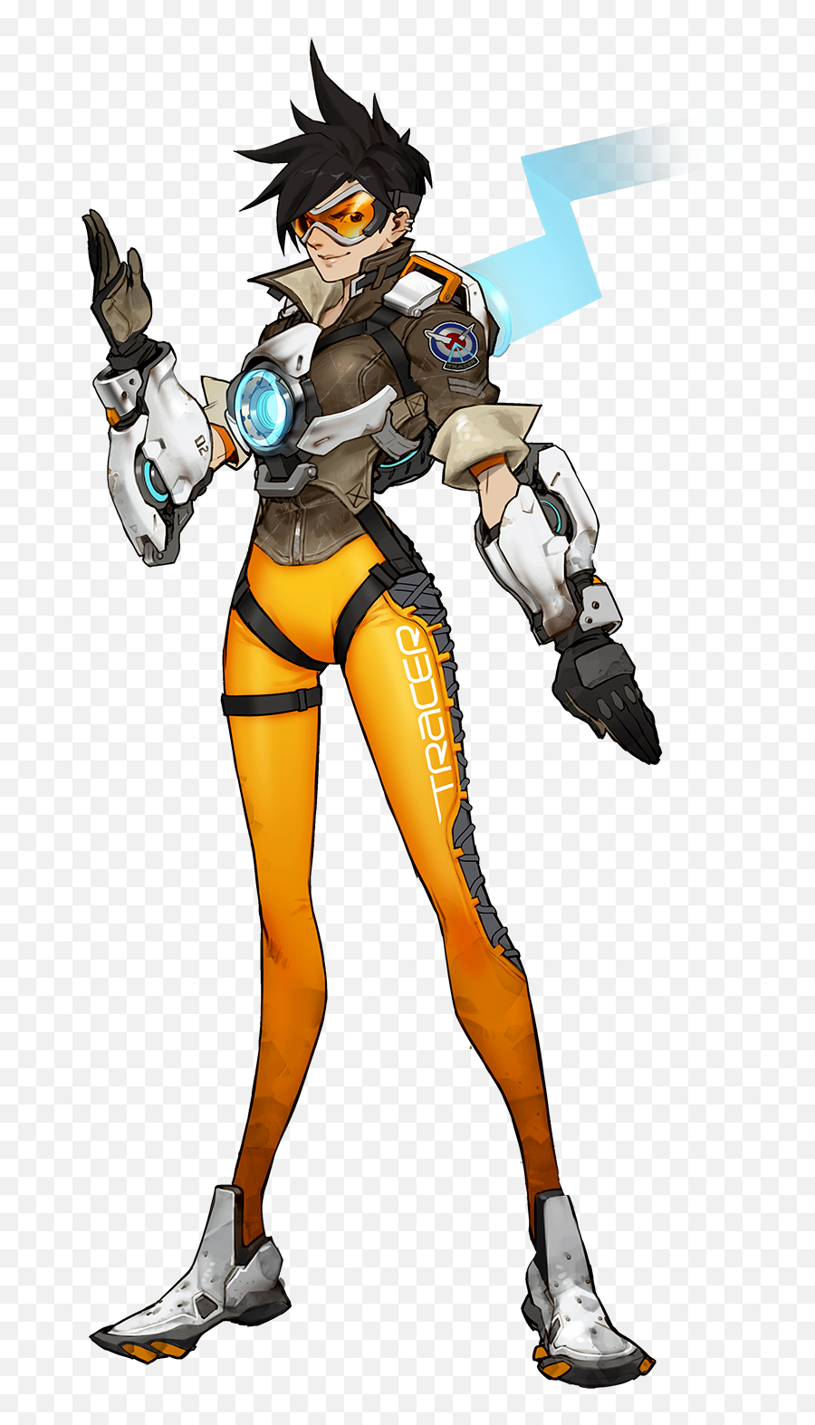 Tracer - Overwatch Character Art Emoji,Genjis Voice Lines Have A Lot Of Emotion