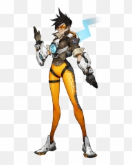 Tracer - Overwatch Character Art Emoji,Genjis Voice Lines Have A Lot Of Emotion