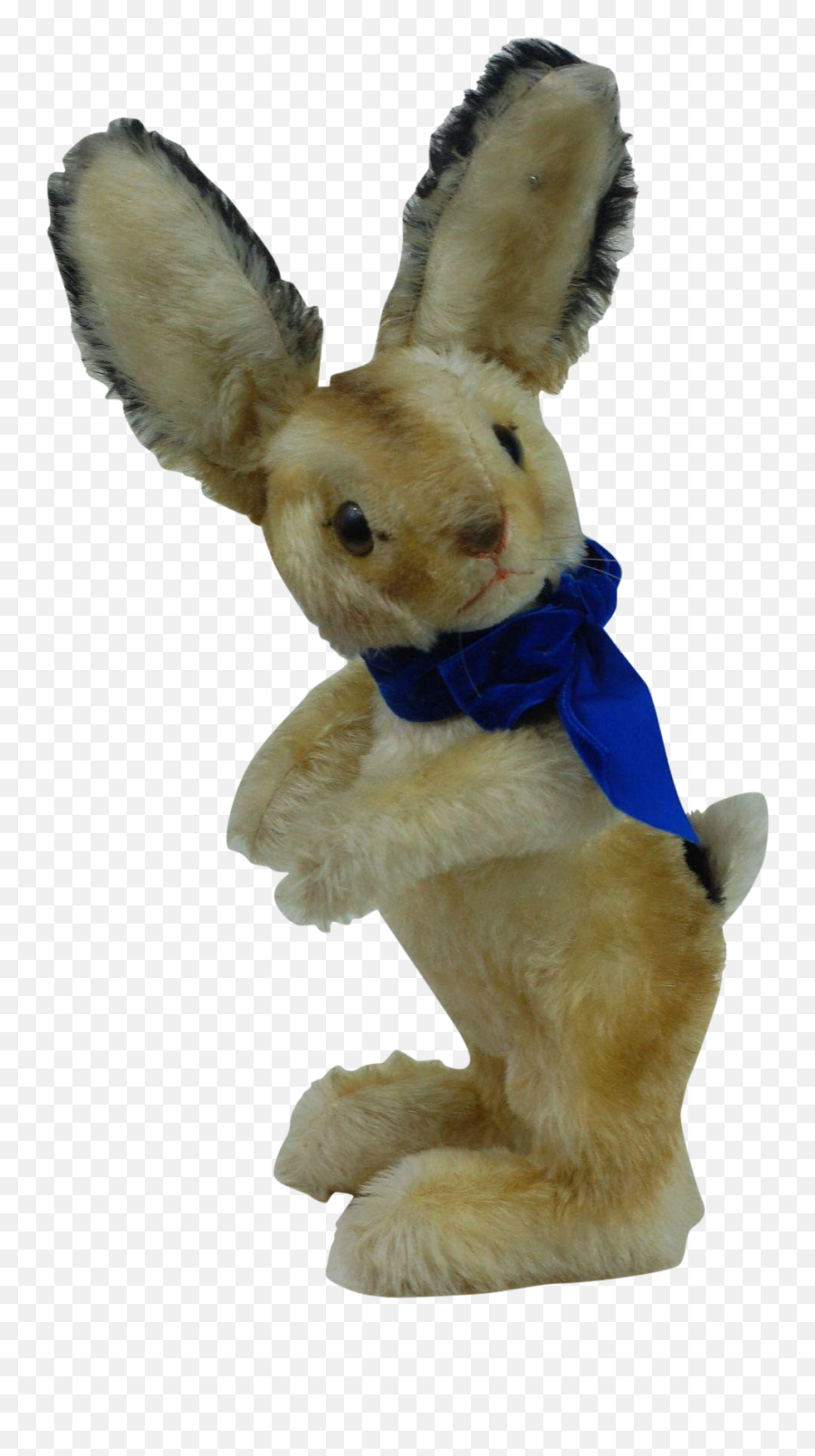 1950s Large Standing Steiff Easter Bunny W Rsb Button - Soft Emoji,Emoticons Plush Rabbit In Ebay