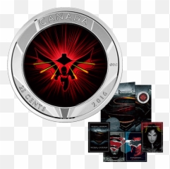 Royal Canadian Mint Batman V Superman - Royal Canadian Mint Batman Vs Superman Silver Coin Emoji,Batman Vs Superman Emoticons How R They Done