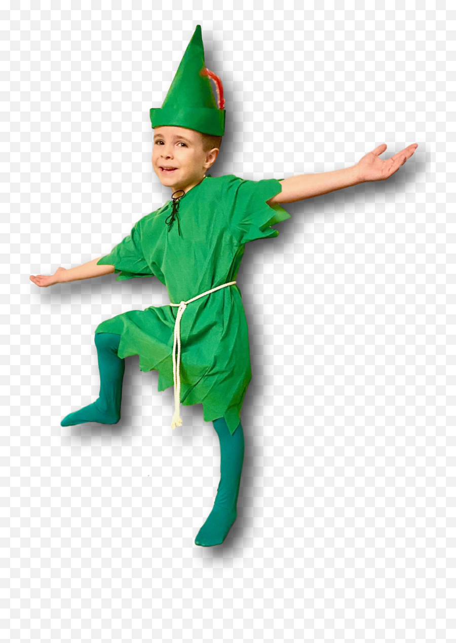 Boys Peter Pan Boys Child Green - Elf Emoji,Emoji Costumes For Halloween