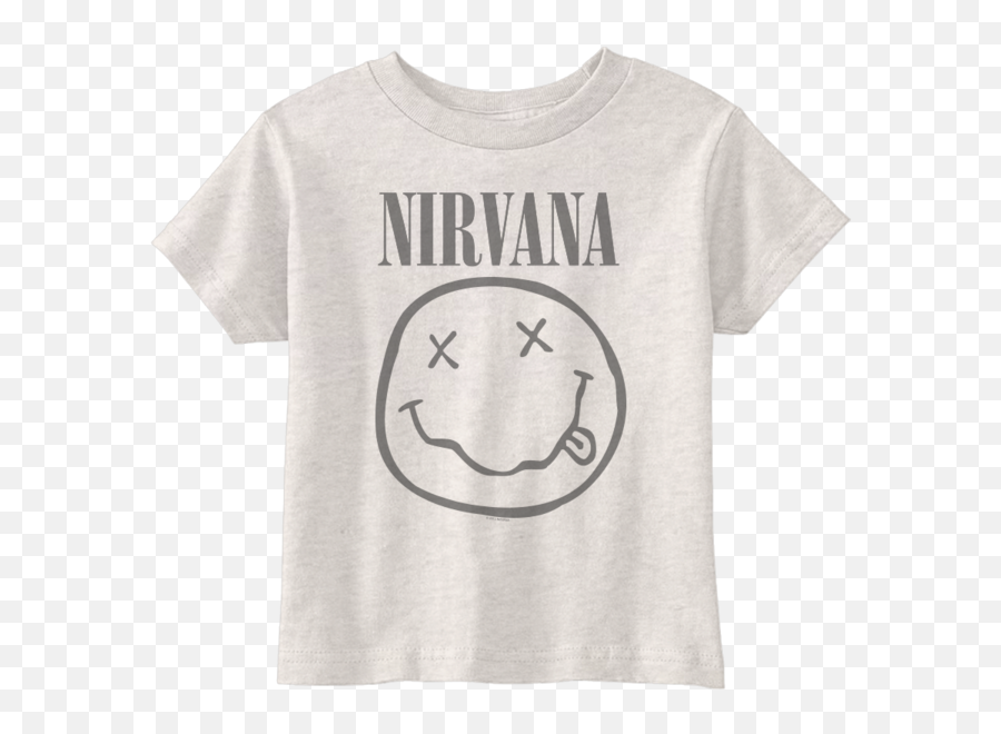Official Nirvana Store - T Shirt Nirvana Face Emoji,Emoticon Con Zipper