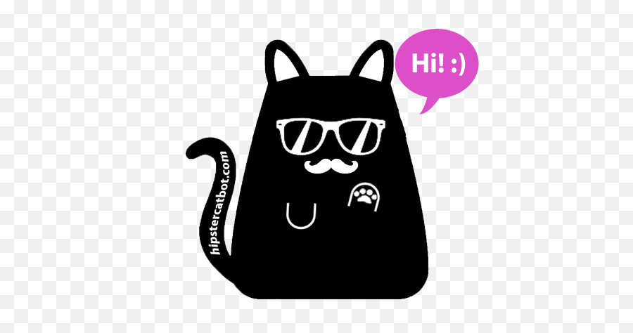Mica The Hipster Cat Bot Devpost - Mica The Hipster Cat Bot Emoji,Cats Eye Emoji