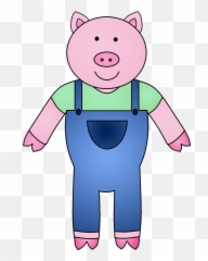 Clipart Houses Three Little Pig Clipart Houses Three Little - Three Little Pigs Pig Emoji,Pig Emoji Pillow