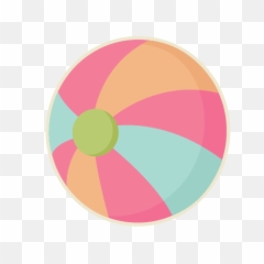 Beachball Clipart Cute Beachball Cute Transparent Free For - Cute Beach Ball Transparent Background Emoji,Beach Ball Emoji