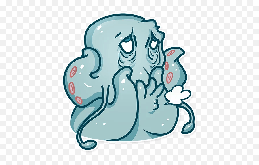 Cthulhu Telegram Stickers - Happy Emoji,Cthulu Emojis