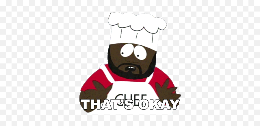 Thats Okay Jerome Chef Mcelroy Gif - Fictional Character Emoji,Are There Any South Park Emojis?