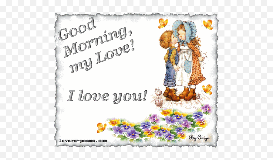 Good Morning Messages For Couples In Love - Sweetheart Good Morning My Love Gif Emoji,Love Emotion Poems