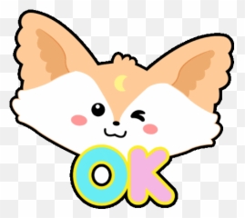 Fox Cute Sticker - Happy Emoji,Red Fox Emotion
