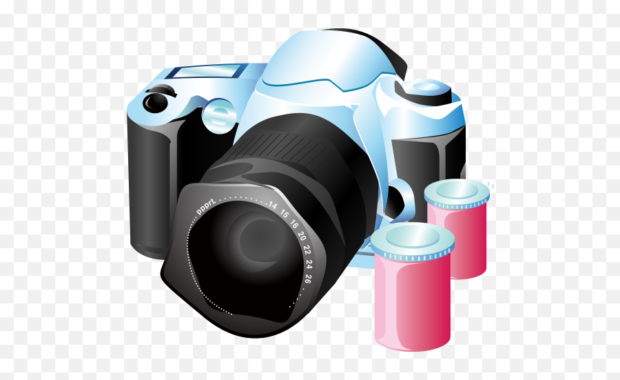 Free Clip Art - Camera Fotografica Com Filme Png Emoji,Emoticon Camera Clipart