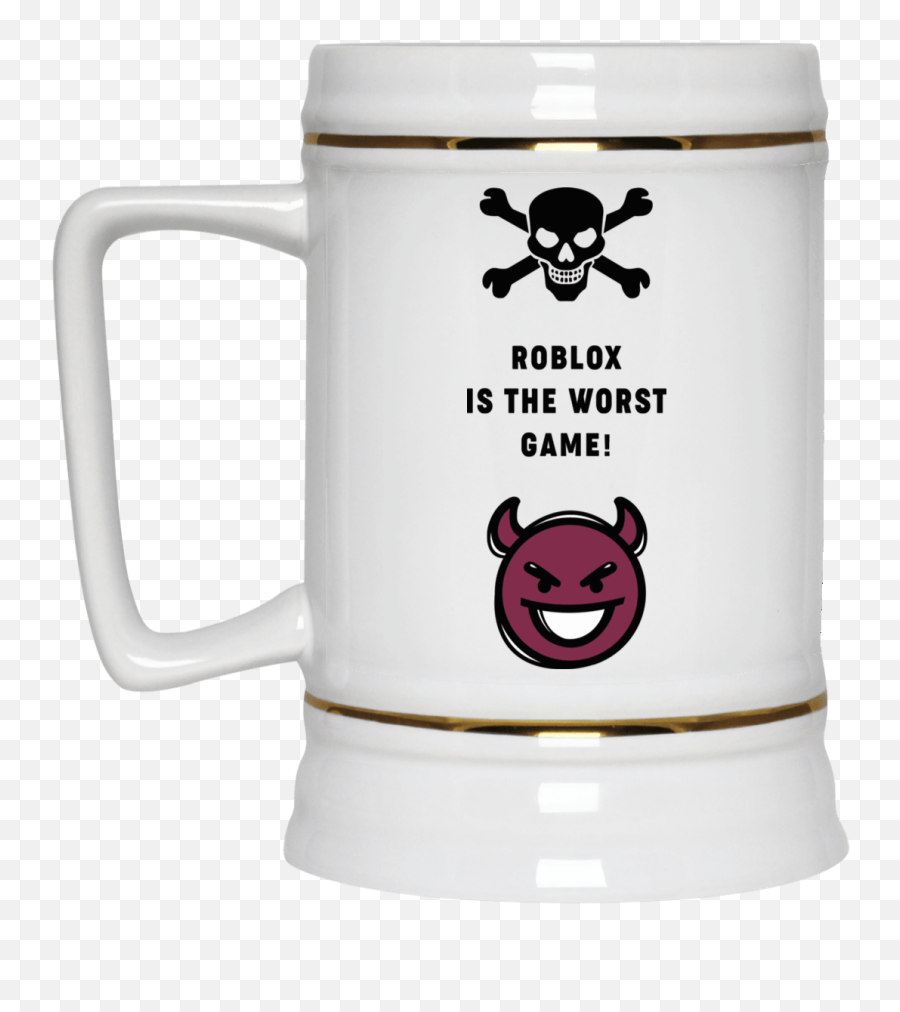 Roblox Is The Worst Game Funny Roblox White Mug - Tee Ript Serveware Emoji,Worst Emoticon Ever