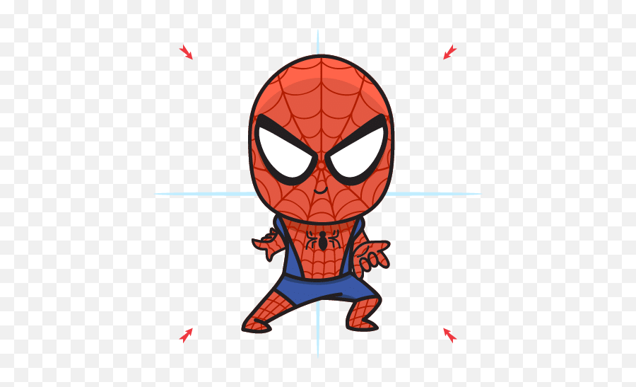 How To Draw Spiderman - Easy Step By Step Lesson Spider Man Cartoon Essy Draw Emoji,Spiderman Eye Emotion
