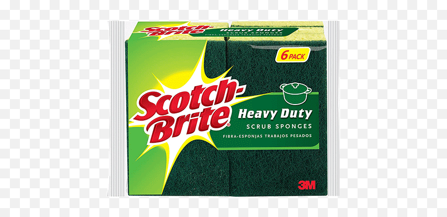 The Best Kitchen Cleaning Sponges Of - Scotch Brite Png Emoji,Loofah Emoticon