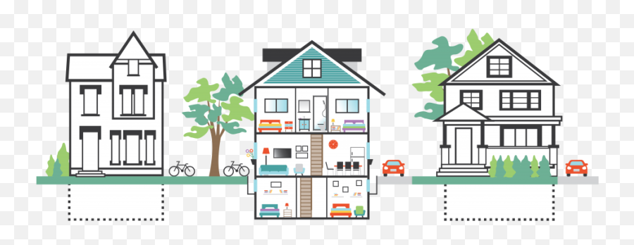 Houses Across Toronto - Multi Tenant Housing Toronto Emoji,House & Garden Emoji