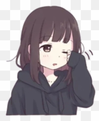 Menhera Whatsapp Stickers - Stickers Cloud Menhera Chan Gif Emoji,Anime Salute Emoji
