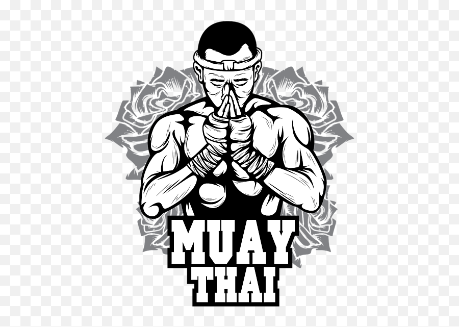 Art Of Muay Thai Fighter Pride Mma Martial Art Muay Thai - Art Muay Thai Logo Emoji,Emoticon Art Fight