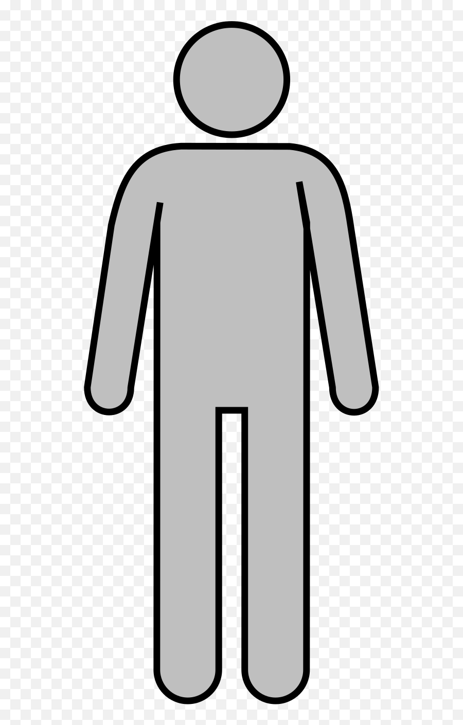 Man Icon Svg Vector Man Icon Clip Art - Standing Emoji,Stick Figure Emotions Clipart
