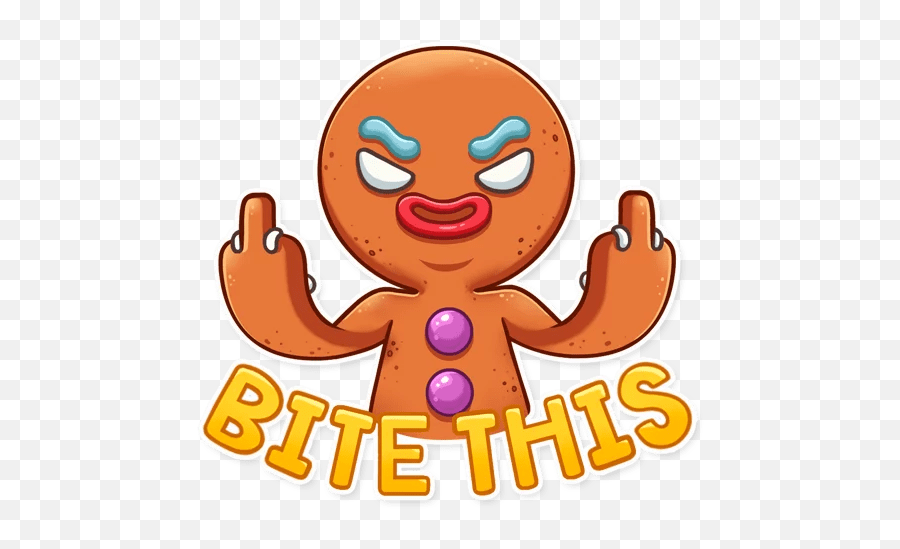 Christmas Gingy Stickers - Live Wa Stickers Happy Emoji,Crhistmas Emoticons Transparent