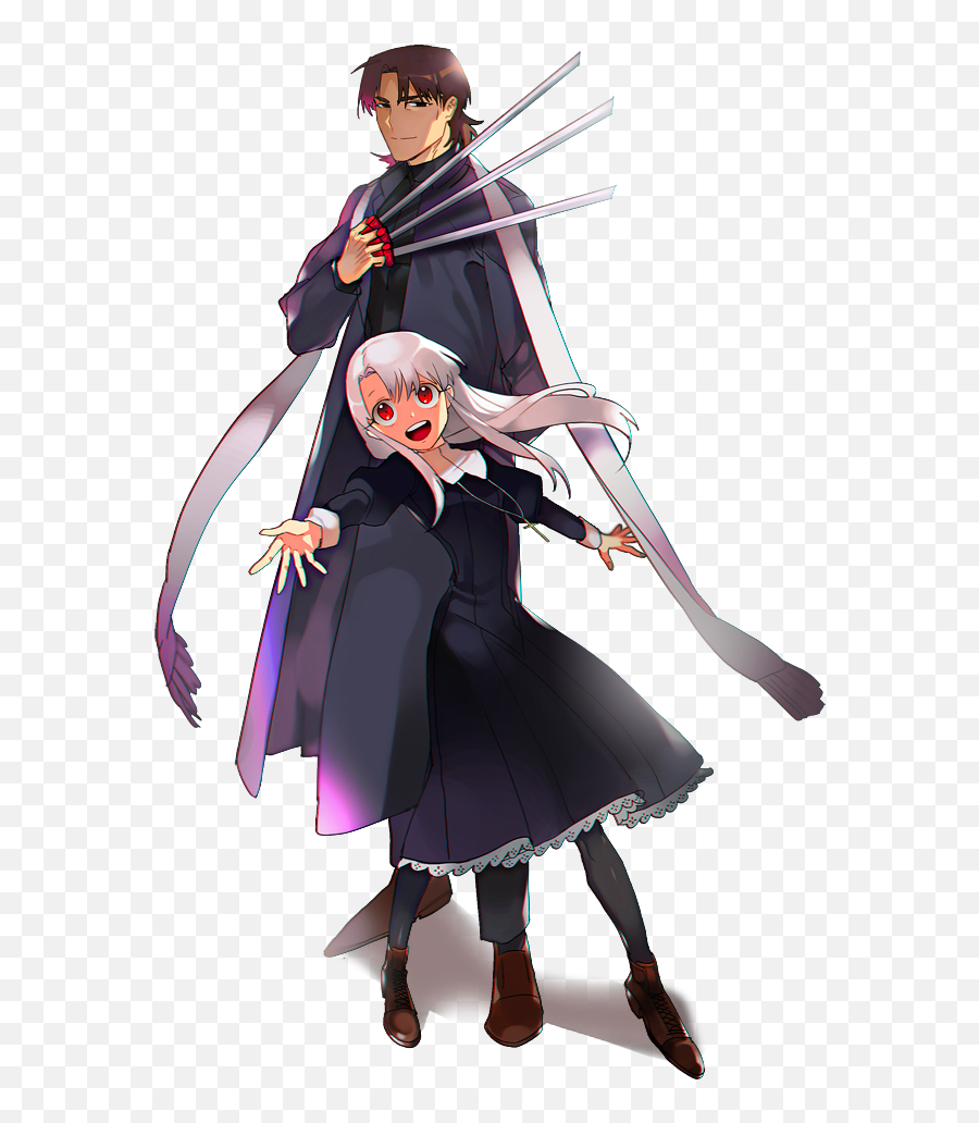 Illya - Kirei X Illya Emoji,Kotomine Kirei Emoji