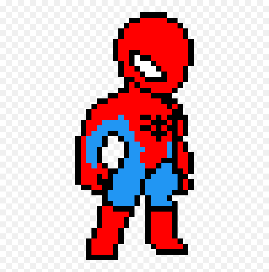 Spiderman Cartoon Png - Music From A Spider Man Pixel Spiderman Pixel Png Emoji,Kool Aid Man Emoji