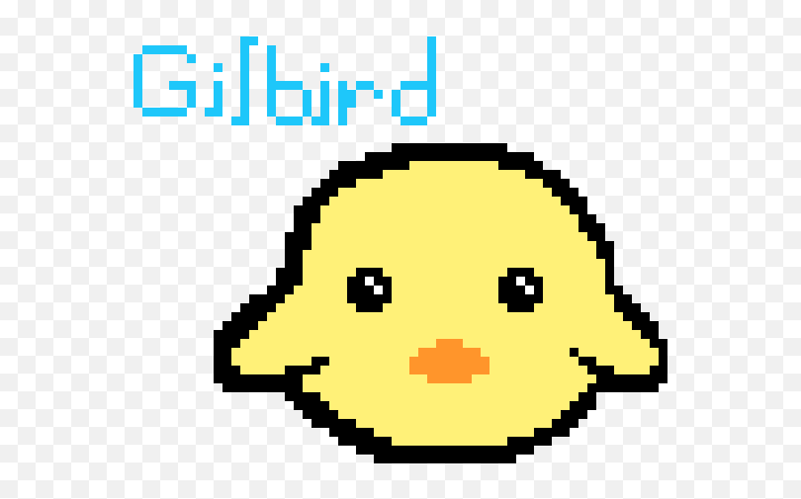 Gilbird - Carita Feliz Pixel Art Emoji,Gilbird Emoticon