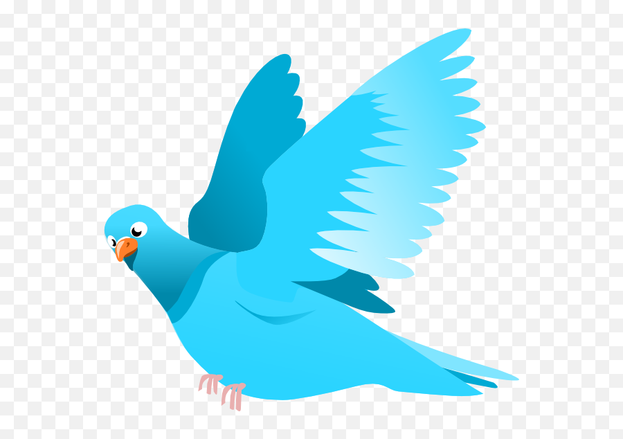 Pigeon Clipart Colouring Pigeon - Flying Pigeon Clipart Emoji,Blue Bird Emoji