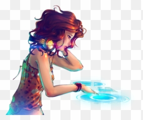Disco Dj Girl Png Transparent Image Png Mart Emoji,Transparent Dj Emoji
