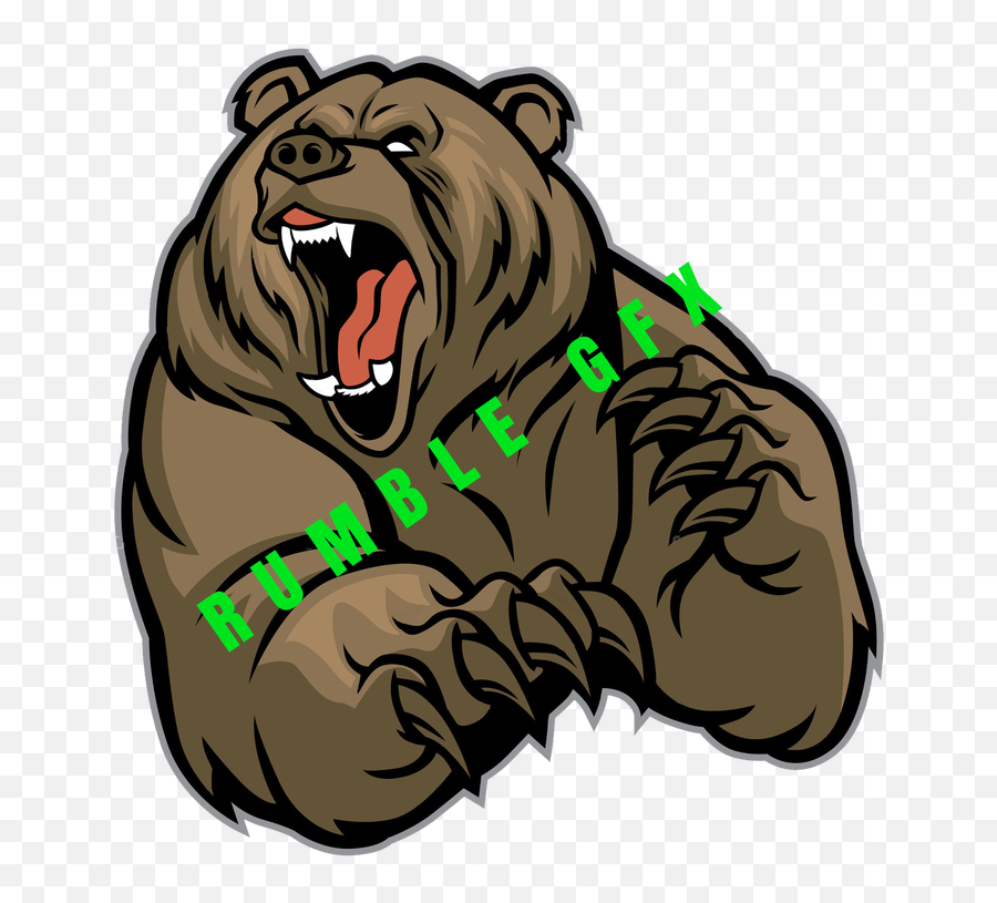 Grizzly Bear Vector Graphics Clip Art Illustration - Bear Emoji,Grizzly Emoji