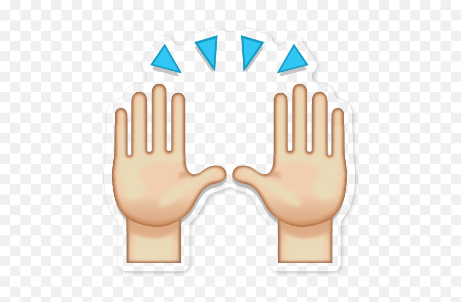 Mini Gerbs - Praise Hands Emoji Down Background Transparent,Donald Glover My Emotions