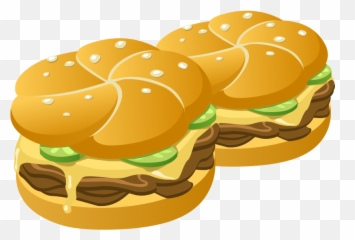 Hamburger Cartoon Burger Clipart Image - Burgers Clipart Png Emoji,Burger Emoji Png