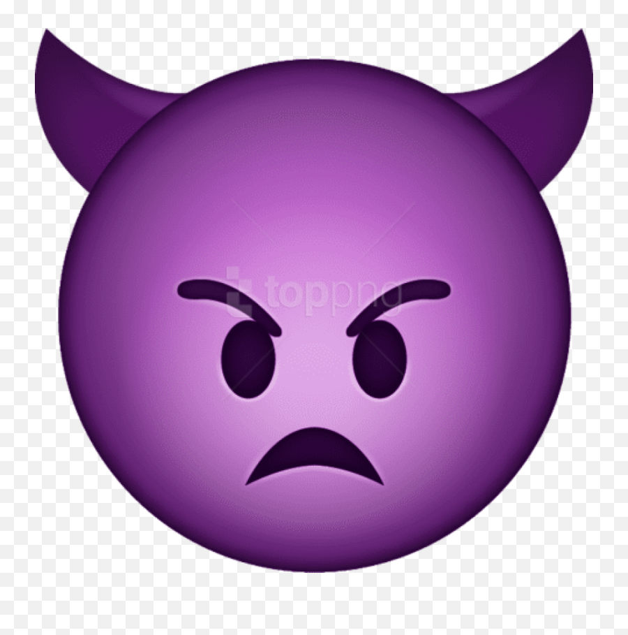 Angry Devil Emoji Free Download Iphone - Devil Emoji Png,Angry Emoji