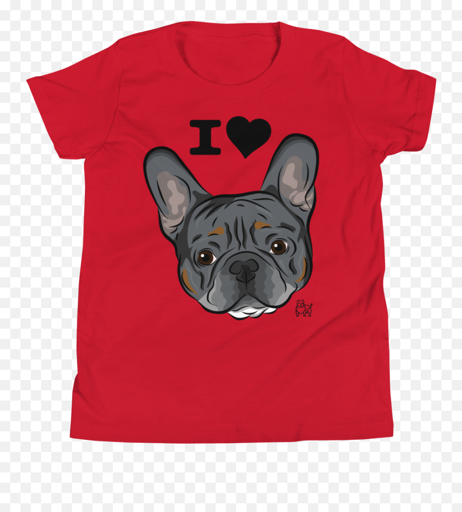 French Bulldog Youth Short Sleeve T - Shirt U2013 Bullymarketcom Emoji,Dog Emoji Shirt