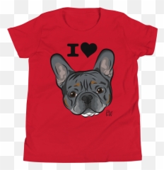 French Bulldog Youth Short Sleeve T - Shirt U2013 Bullymarketcom Emoji,Dog Emoji Shirt