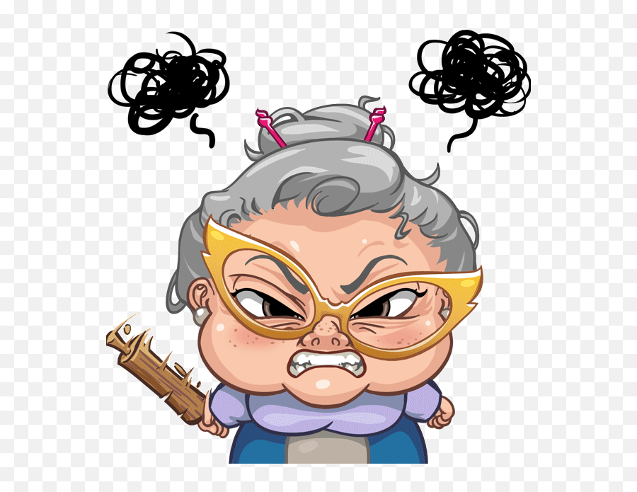 The Cutest New Game Of 2015 Grumpy Granny Sparks A New - Grumpy Granny Emoji,Grumpy Emoji