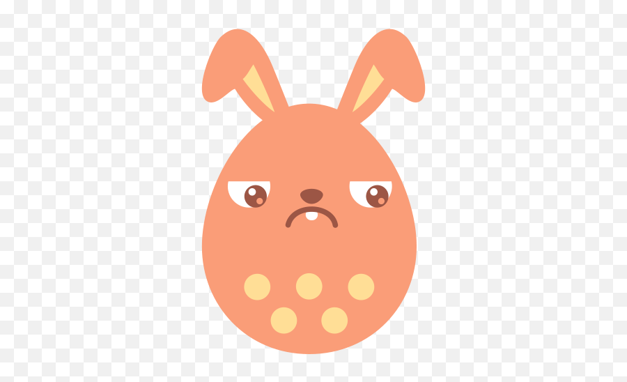 Icon Of Easter Egg Bunny Icons - Sad Animal Icon Free Emoji,Bunny Emojis