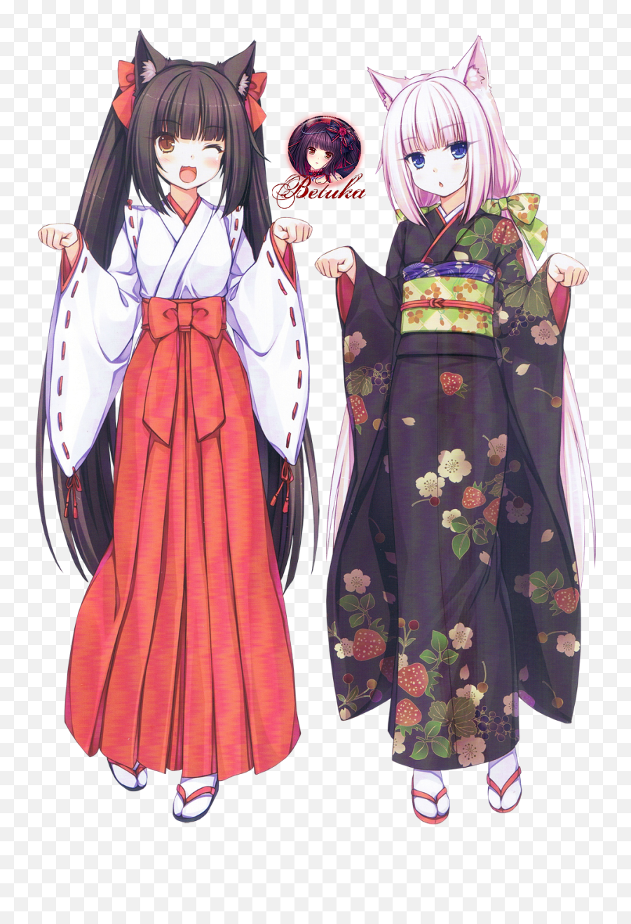 26 Chocolate And Vanilla Ideas Neko Girl Nekomimi Cat Girl - Vanilla Kimono Nekopara Emoji,Emotion Controlled Cat Ears