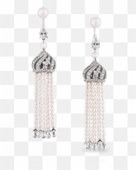 Pearl Tassel Earrings - Solid Emoji,Faberge Emotion Rings Price