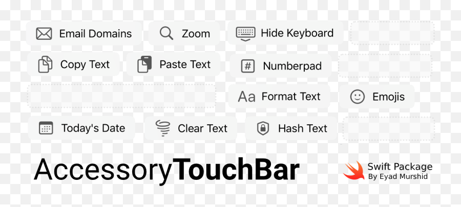 Github - Emuraccessorytouchbarpackage Touch Bar For Ios Language Emoji,Iphone Emoji Keyboard Copy And Paste