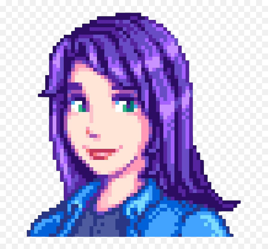 Stardew Stardewvalley Abigail Sticker By Purin - Abigail Stardew Valley Fanart Emoji,Stardew Emojis