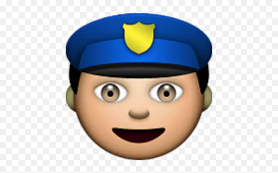 Free Png Ios Emoji Police Officer Png - Police Emoji,Police Emoji