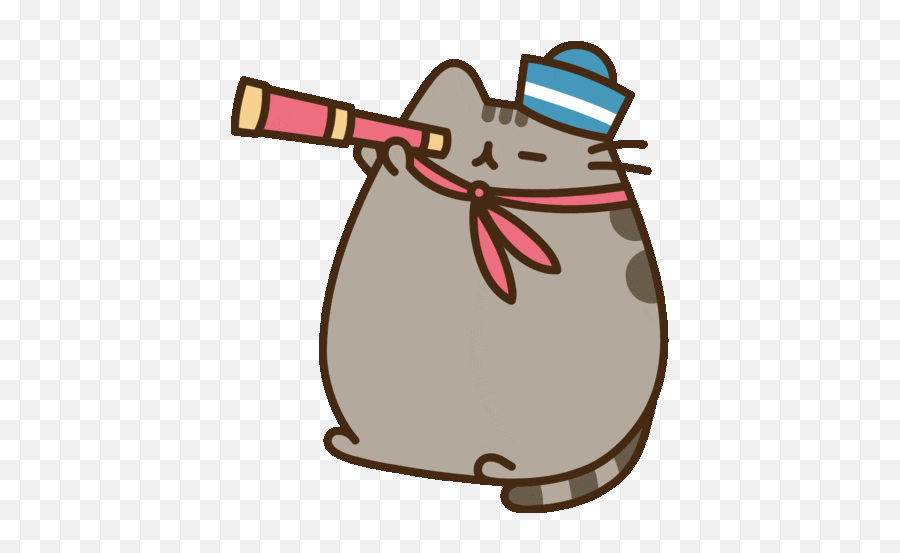 Hungry Cat Sticker - Pusheen Sailor Emoji,Pusheen Emojis Messenger