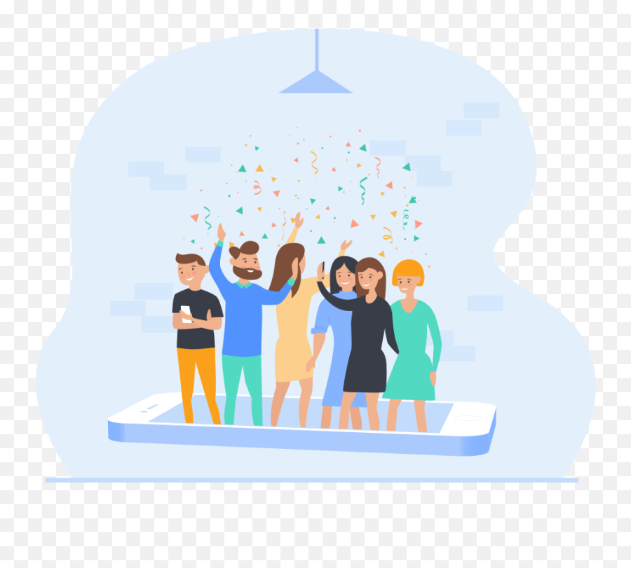 Employee Engagement Mobile App - Close Knit Community Clip Art Emoji,Positive Emotions Clipart