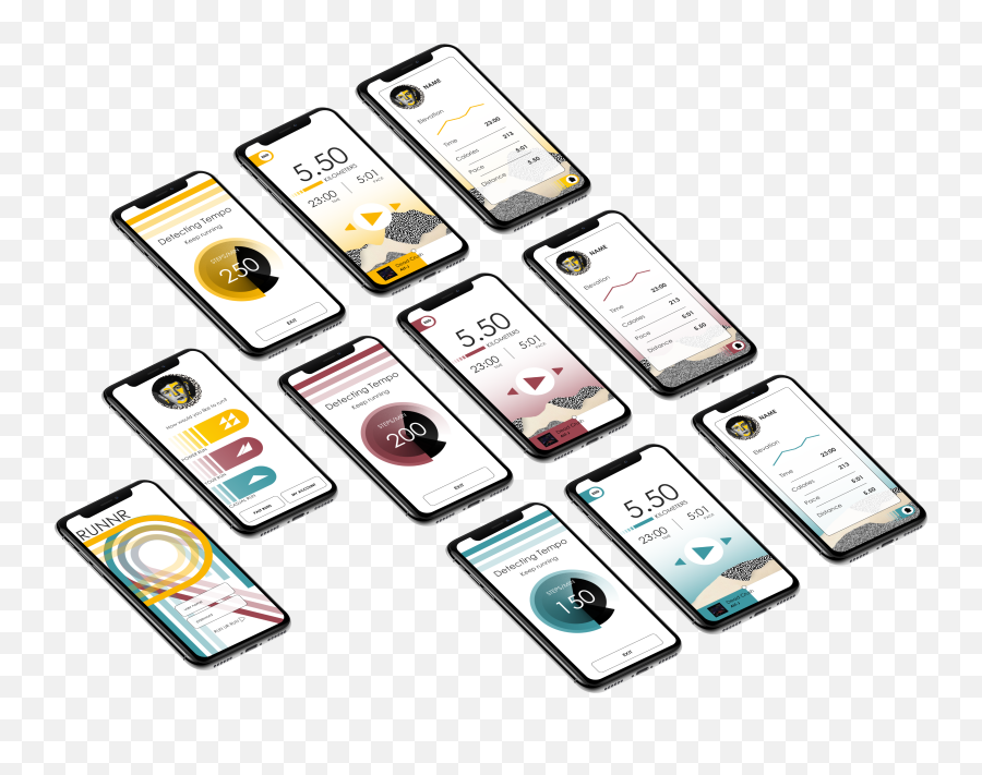 Runnr U2014 Ui Case Study The Goal Of This Project Was To - Smartphone Emoji,Emojis As Tools For Emotion Work Rit Library