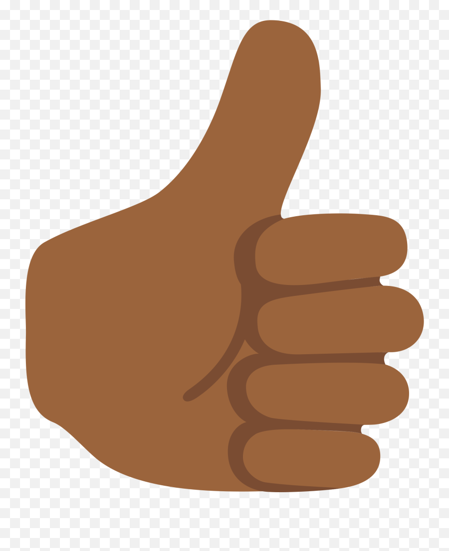 Thumbs Up Emoji Clipart - Thumb Signal Png Download Full Black Thumbs Up Emoji,Free Thumb Up Emoji